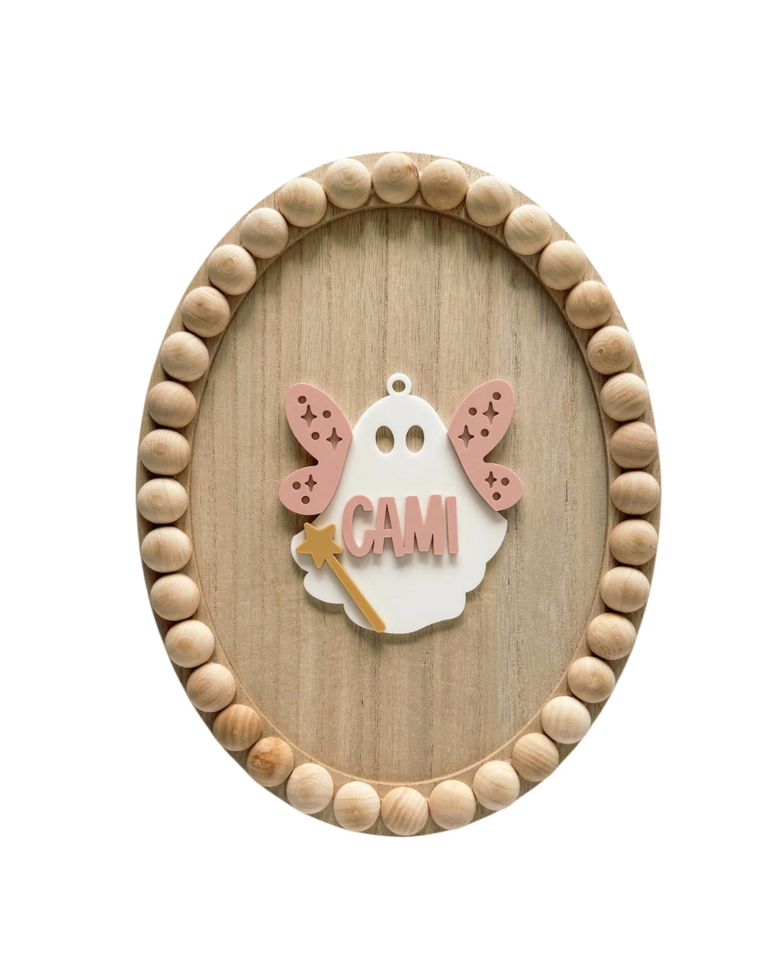 Personalized Halloween Basket Tags – Custom Ghost Name Tags