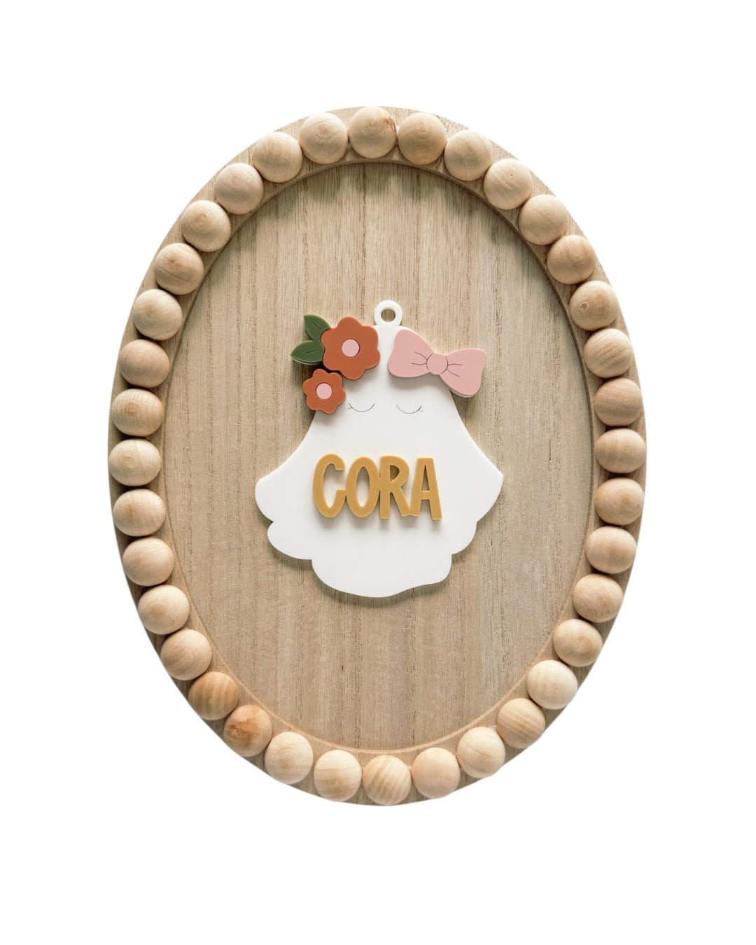 Personalized Halloween Basket Tags – Custom Ghost Name Tags