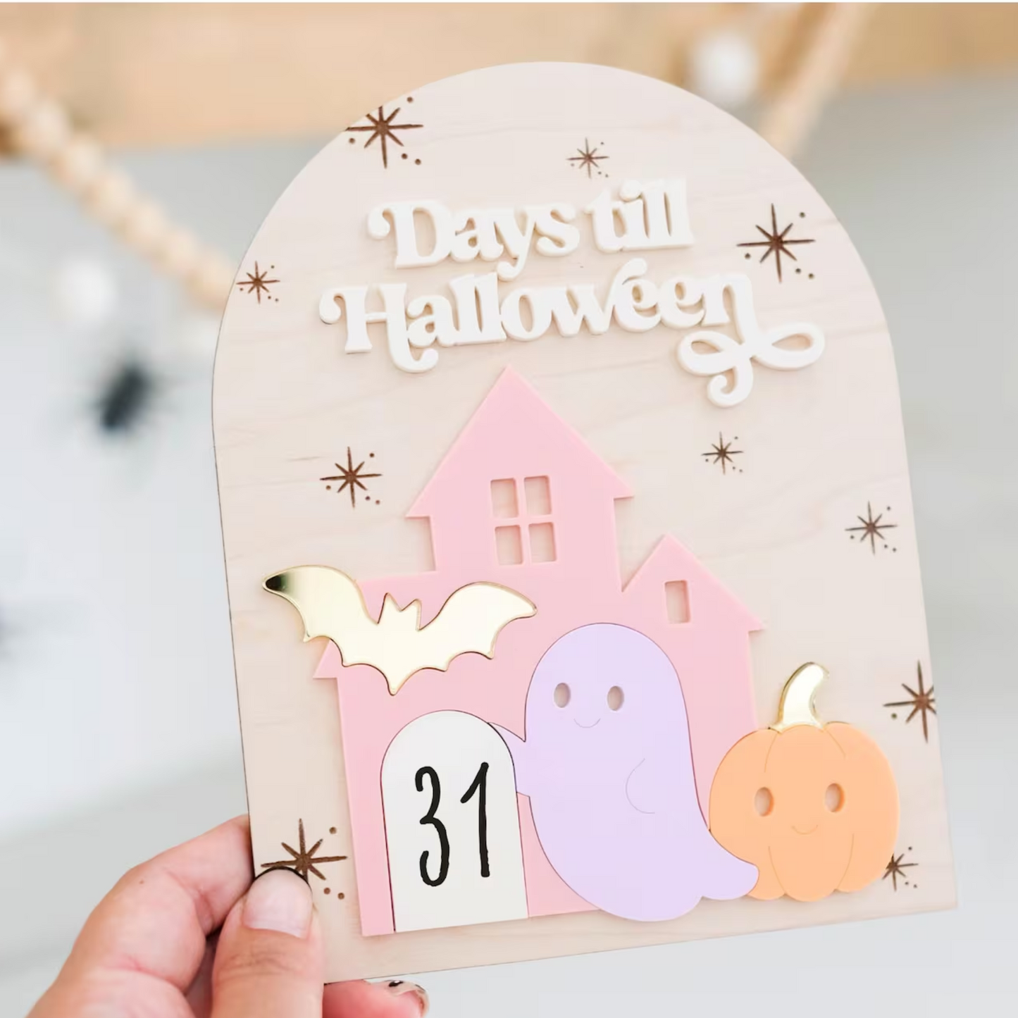 Halloween Countdown Sign – Days Until Halloween Decor