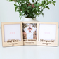 Wood Polaroid-Style Photo Frame – Father’s Day Gift from Kids